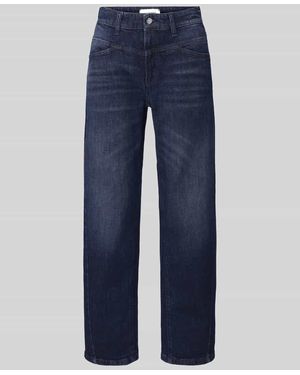 Cambio Barrel Jeans aus Baumwoll-Mix Modell 'Ornella' - Blau