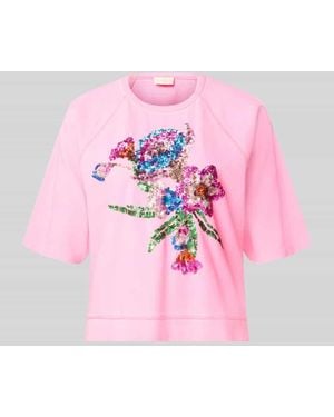 Milano Italy T-Shirt aus reiner Baumwolle - Pink