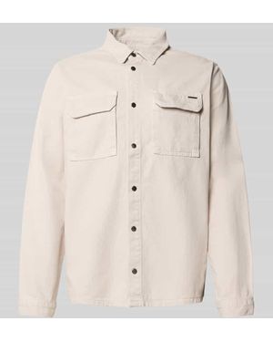 Antony Morato Regular Fit Jeanshemd mit Brusttaschen - Natur
