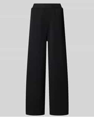 Vila Wide Leg Stoffen Broek Met Steekzakken, Model 'Siffi' - Zwart