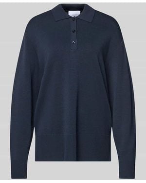 Style Icon Collection Strick-Polohemd im Wide Fit - curated by Tinvcb - Blau
