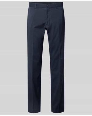 S.oliver Straight Leg Anzughose mit Viskose-Anteil - Blau