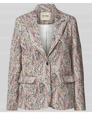 Mos Mosh Blazer Mit Reverskragen Modell 'Linea Paloma' - Rot