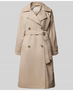 Tom Tailor Loose Fit Trenchcoat mit Bindegürtel - Natur