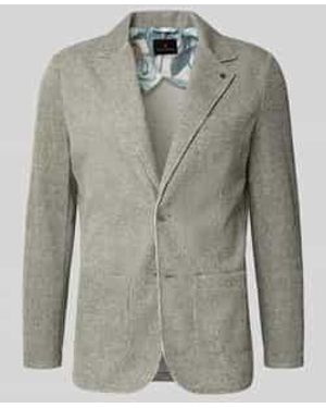 Zuitable Slim Fit 2-Knoops Colbert Met Reverskraag - Groen