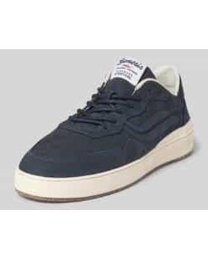 Genesis Sneakers Met Labelpatch, Model 'Soley Porto' - Blauw