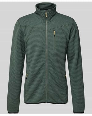Icepeak Jacke mit Reißverschlusstaschen Modell 'BERTHOLD' - Grün