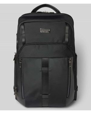 Samsonite Rucksack mit Label-Applikation Modell 'URBAN-EYE' - Schwarz
