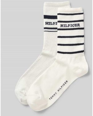 Tommy Hilfiger Socken aus Baumwoll-Mix - Weiß