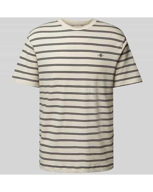 GANT T-Shirt Mit Label-Stitching - Grau