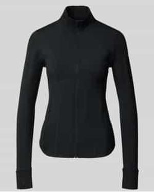Fabletics Slim Fit Jack Met Opstaande Kraag Model 'Storm' - Zwart