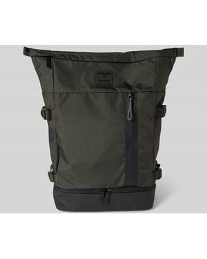 Strellson Rucksack Mit Strukturmuster Modell 'Sebastian' - Schwarz