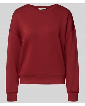 MSCH Copenhagen Sweatshirt aus Viskose-Mix Modell 'Ima' - Rot