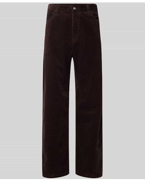 Carhartt Cordhose mit Eingrifftaschen Modell 'LANDON' - Schwarz