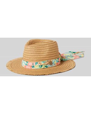 Rip Curl Strohhut Mit Hutband Modell 'Oceans Panama Hat' - Natur