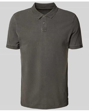 Tom Tailor Regular Fit Poloshirt aus reiner Baumwolle - Grau