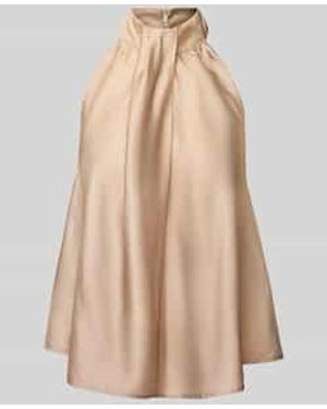 Mbym Blousetop Met Halter - Naturel