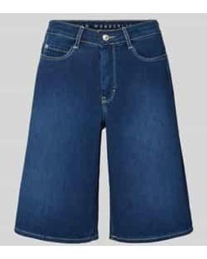 M·a·c Denim Shorts - Blauw