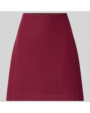 Vero Moda Ausgestellter Mini-Rock mit Nahtreißverschluss Modell 'FORTUNEALLISON' - Rot