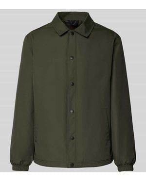 Superdry Jacke mit Umlegekragen und Eingrifftaschen - Grün