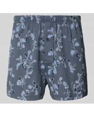 Hanro Boxershort Met Sierknoop - Blauw