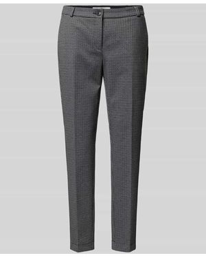 Brax Slim Fit Stoffhose mit Bügelfalten Modell 'STYLE.MARON' - Grau