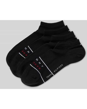 Tommy Hilfiger Sneaker-Socken im 4er-Pack - Schwarz
