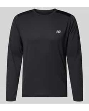 New Balance Sportshirt Met Lange Mouwen - Zwart