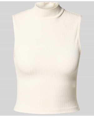 EDITED Top mit Turtleneck Modell 'Kaori' - Natur