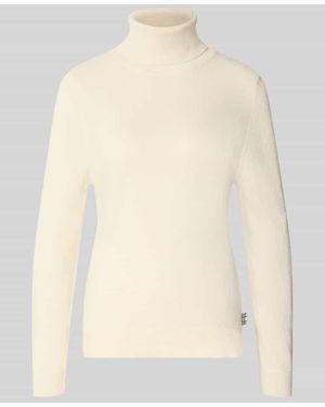 Barbour Regular Fit Rollkragenpullover aus Woll-Baumwoll-Mix - Natur