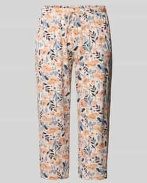 Lascana Regular Fit Korte Pyjamabroek Met Tunnelkoord - Oranje