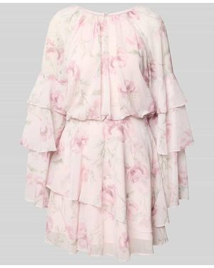 Ted Baker Minikleid mit Volantärmeln Modell 'MAHLIIA' - Pink