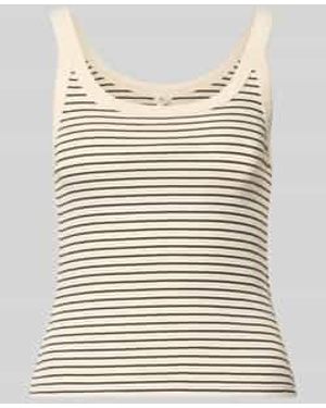 Levi's Slim Fit Tank Top Van Katoenmix - Naturel