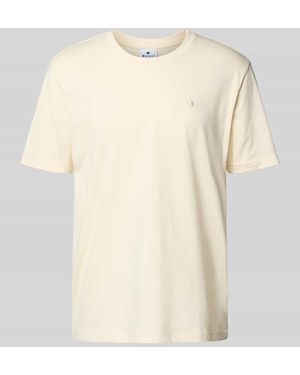 Champion T-Shirt mit Logo-Stitching Modell 'ICONS' - Natur