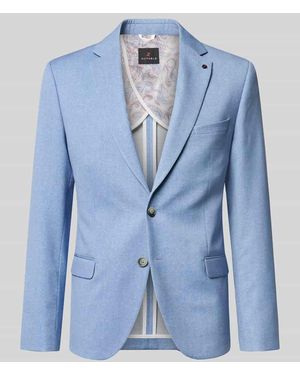 Zuitable Sakko mit Pattentaschen Modell 'NICK' - Blau