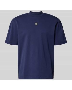 HUGO Relaxed Fit T-Shirt aus reiner Baumwolle Modell 'DANOVOTI' - Blau