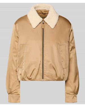 Luisa Cerano Daunenjacke mit Eingrifftaschen - Natur