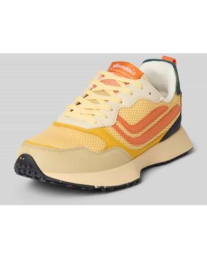 Genesis Sneaker mit Label-Patch Modell 'Marathon' - Mettallic