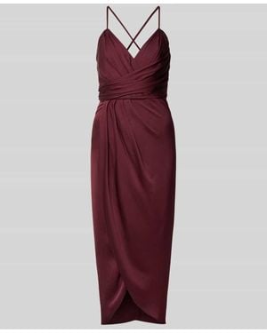 VM VERA MONT Abendkleid in Wickel-Optik - Rot