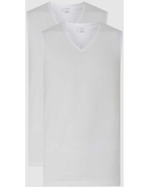 Schiesser Tanktop Mit Stretch-Anteil Im 2Er-Pack - Weiß