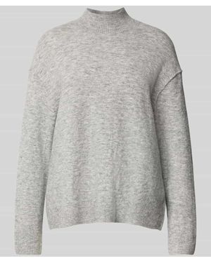 Marc O' Polo Regular Fit Strickpullover aus Schurwoll-Mix - Grau
