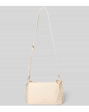SEIDENFELT Crossbody Bag mit Logo-Detail Modell 'Jendal' - Natur