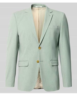 SELECTED Slim Fit Sakko mit Viskose-Anteil Modell 'LIAM' - Grün