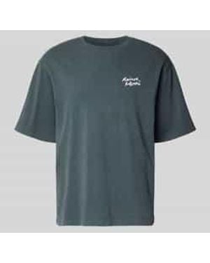 Maison Kitsuné T-Shirts - Blauw