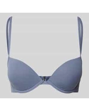 Calvin Klein Bikinitop Met Push-Up-Effect - Blauw