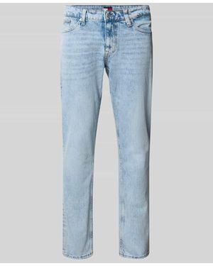 Tommy Hilfiger Slim Fit Tapered Leg Fit Jeans aus Baumwollmix - Blau