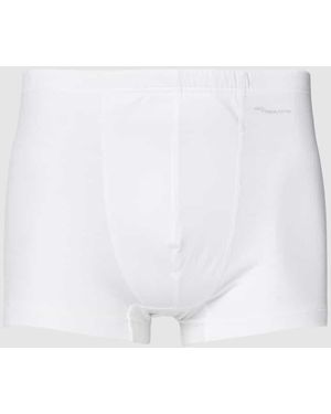 Mey Trunks Mit Stretch-Anteil Modell 'Casual Cotton Shorty' - Weiß