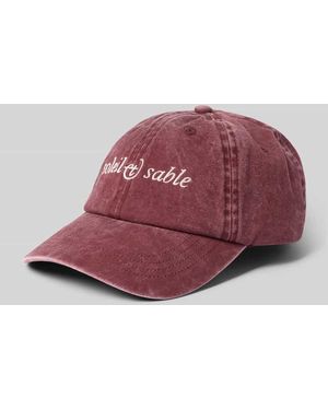 SELECTED Basecap aus reiner Bio-Baumwolle Modell 'WINSTON WASHED' - Pink