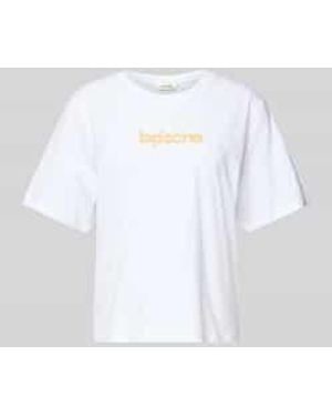 SELECTED Regular Fit T-Shirt Van Puur Katoen Model 'Macy' - Wit
