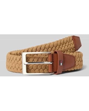 Tommy Hilfiger Gürtel in Flechtoptik - Braun